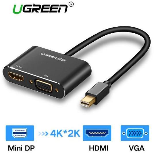 UGREEN KABEL MINI DISPLAYPORT KE VGA HDMI ADAPTER THUNDERBOLT ORIGINAL