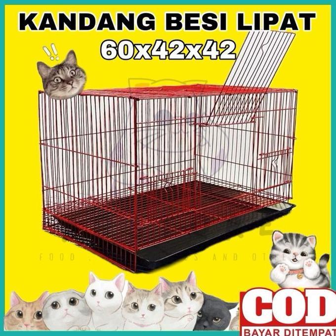 Kandang Burung, Sugar Glider, Kelinci, Hamster, Ternak, Umbaran - Besi Lipat Tebal Jumbo