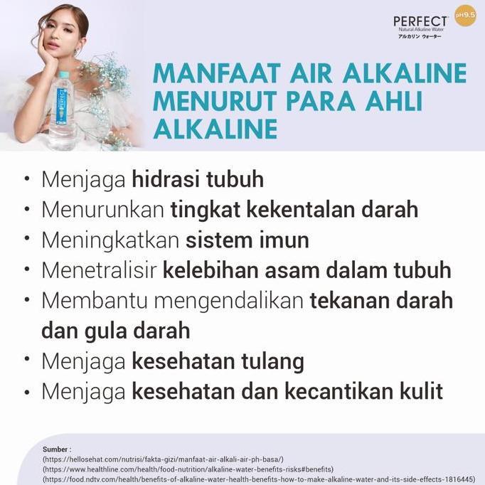 Perfect Alkaline Water Air Isi Ulang 10 Liter PH 9.5