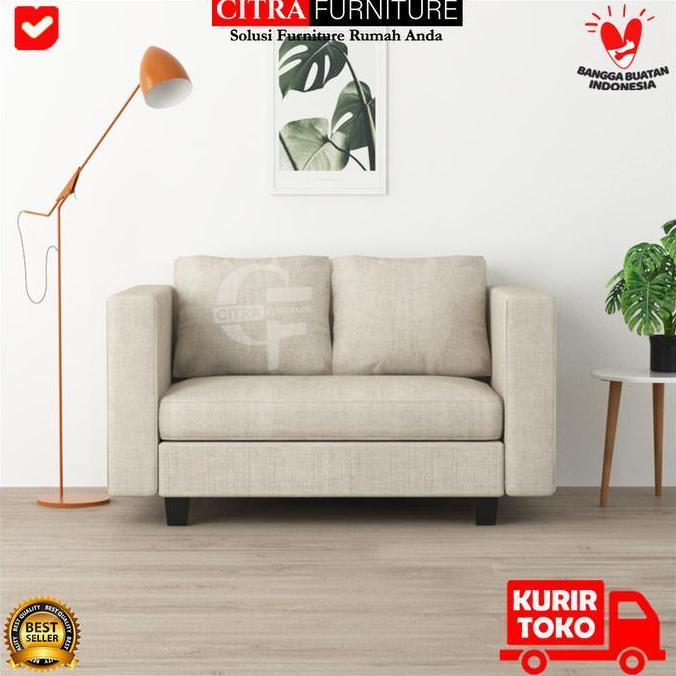 Sofa minimalis 2 seater | Sofa kecil