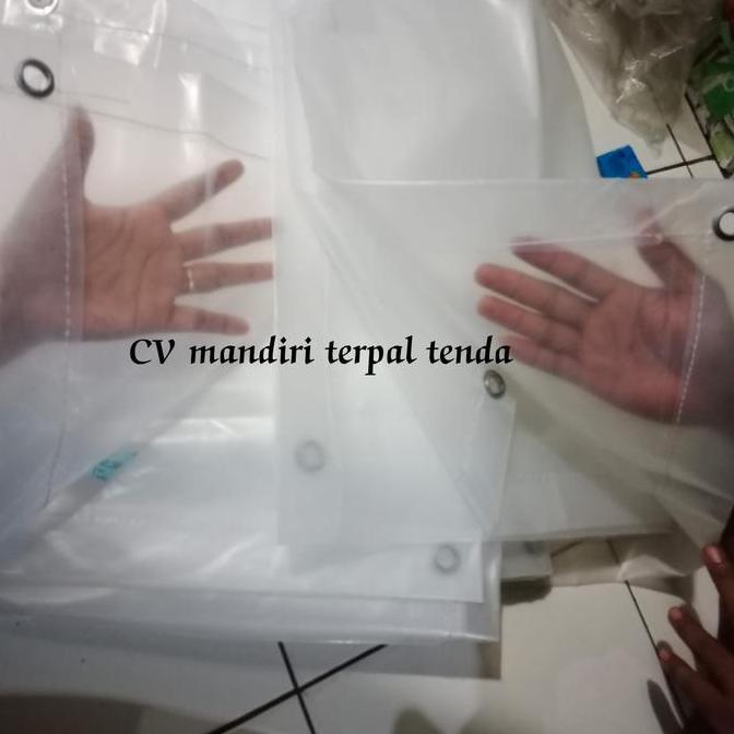 Terpal Plastik Bening Ukn 4X8