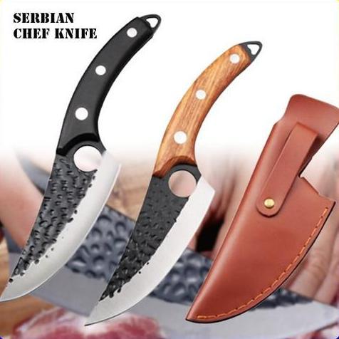 Pisau Daging Super Tajam Carbon Pisau Dapur Baja Pisau Boning Fillet