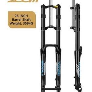 FORK DH 26 27.5 29 ZOOM DOWNHILL  NEO 680 TA TRAVEL 180MM GARPU SEPEDA DOUBLE CROWN 27,5 DOW NHILL A