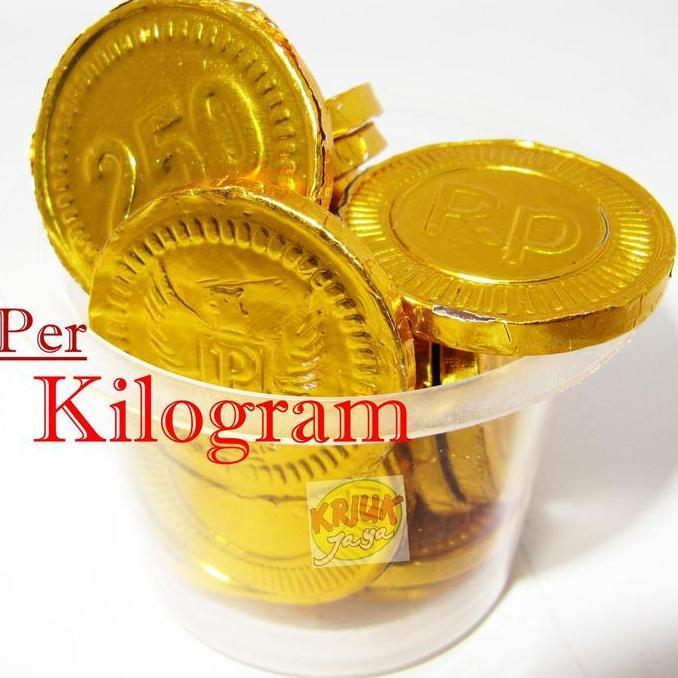 Coklat Koin Emas ( Kiloan / Curah )