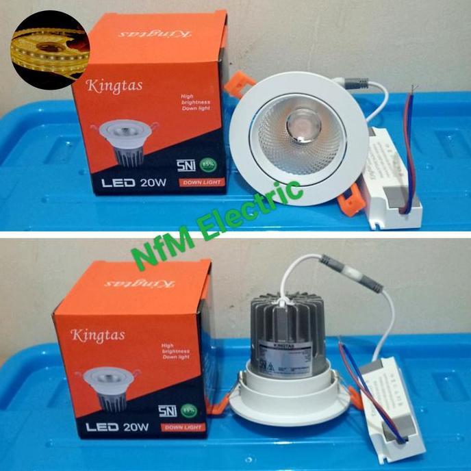 NEW KINGTAS Spotlight COB 20W Inbow / Lampu Sorot Plafon Kingtas 20W