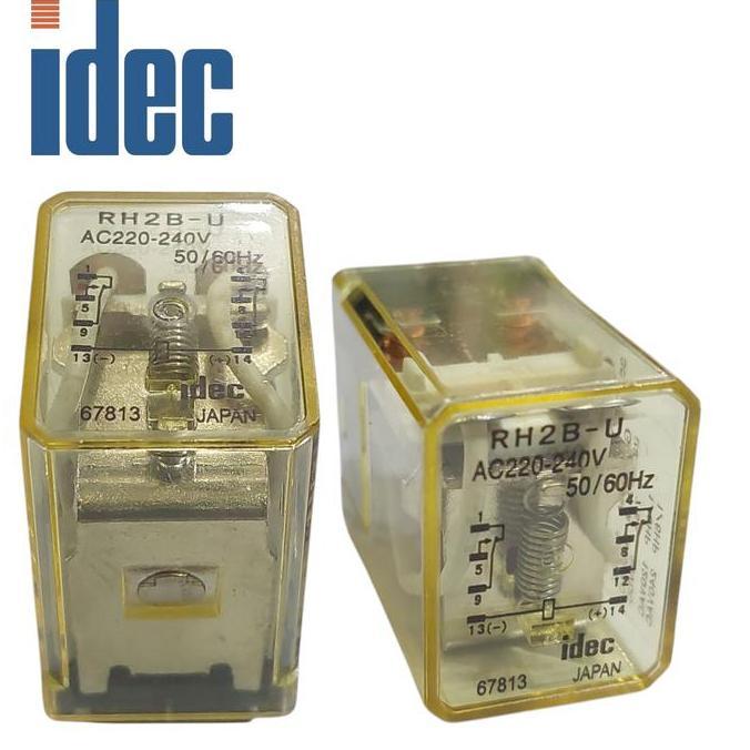 Spesial Relay Rh2B-U Idec Original Japan (Ly2) 220-240 Vac Rh2Bu Relay Rh2B U