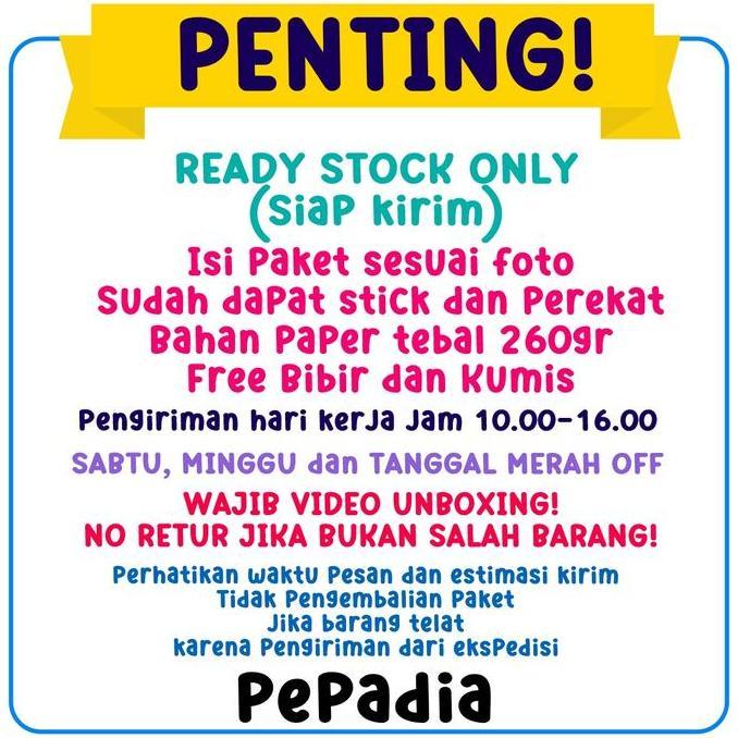 Arisan 10 P Fun Props Properti Aksesoris Foto Photobooth murah