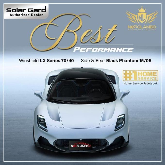 Kaca Film Solargard Toyota Zenix Lx Series ,Skkb Phantom + Sunroof Lx