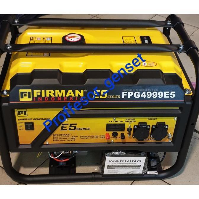 Genset 3500 Watt Gasoline Firman Fpg4999E5