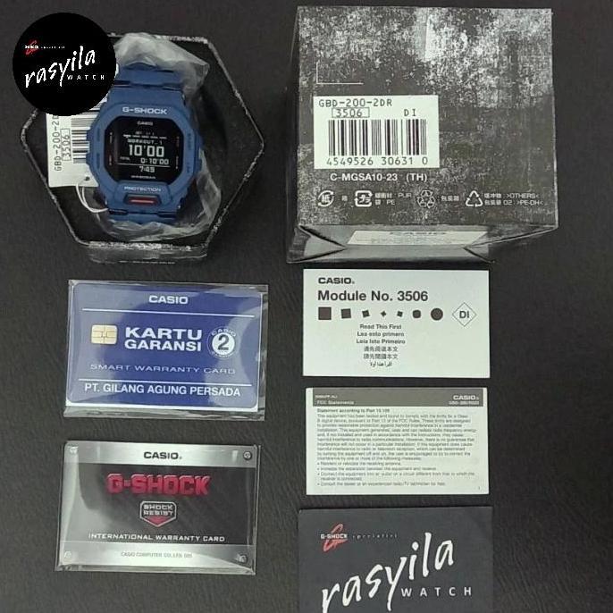 Casio G-Shock GShock GBD 200 / GBD200 - 2DR Blue