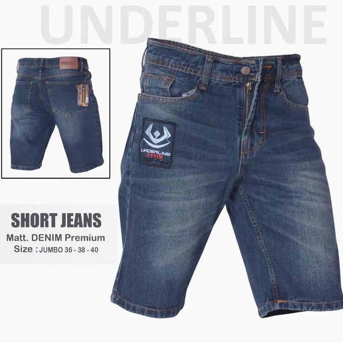 celana jeans pendek pria celana ponggol