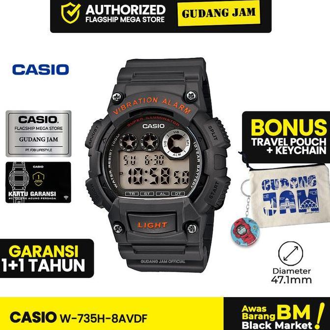 Casio General W-735H-8AVDF W-735H W-735 W735H W735