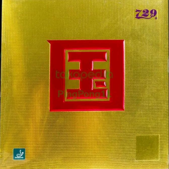 Friendship 729 Battle 2 National Red Sponge - Karet Rubber Tenis Meja