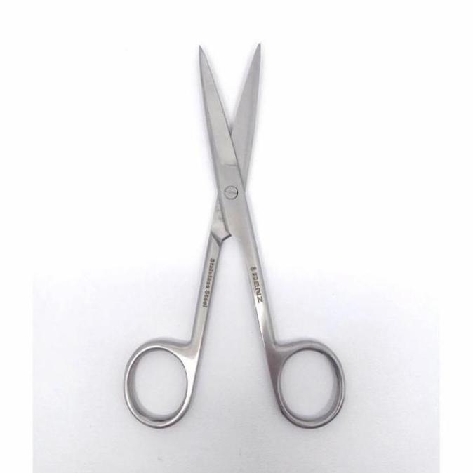 gunting tajam tajam medis ukuran 14cm stainless