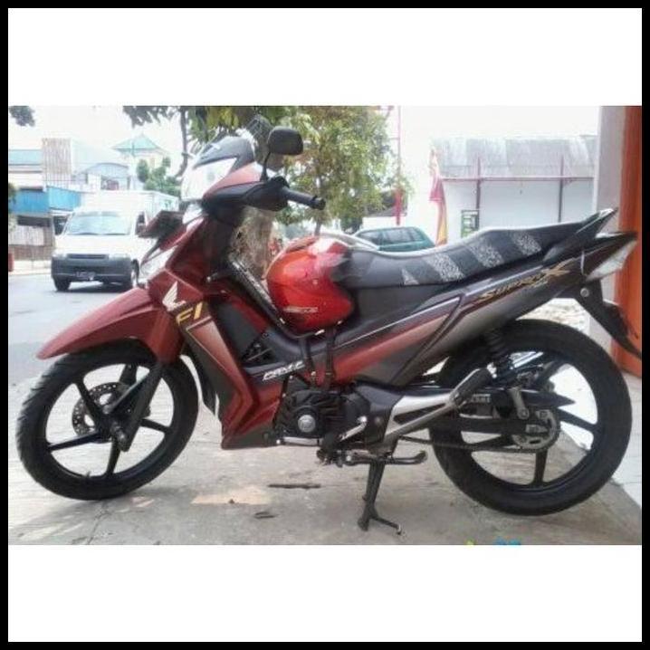 HOT DEAL (ORI) STRIPING HONDA SUPRA X 125 R 2009 2010 PGM FI  MERAH SILVER 
