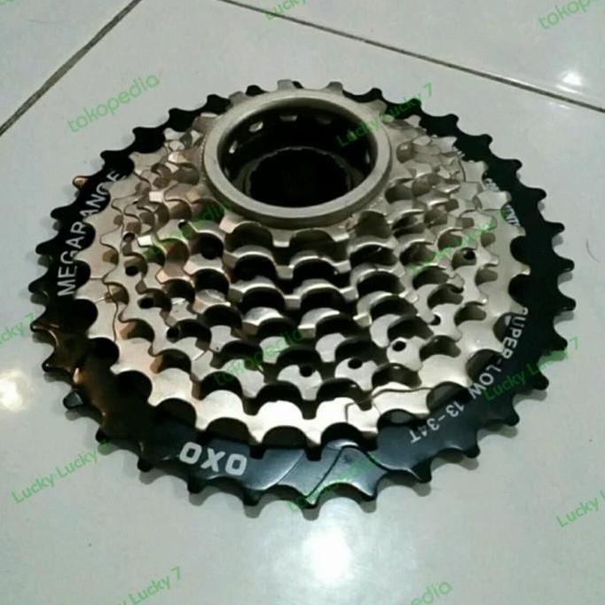 Murah Sproket Sepeda Gear Sprocket 8 speed Ulir OXO megarange Freewheel 8 speed ulir Non COD