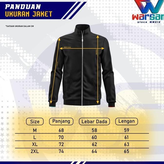 JAKET OLAHRAGA PGRI / JAKET TRACKTOP PGRI DIADORA / TRACKTOP OLAHRAGA PGRI WARSAN