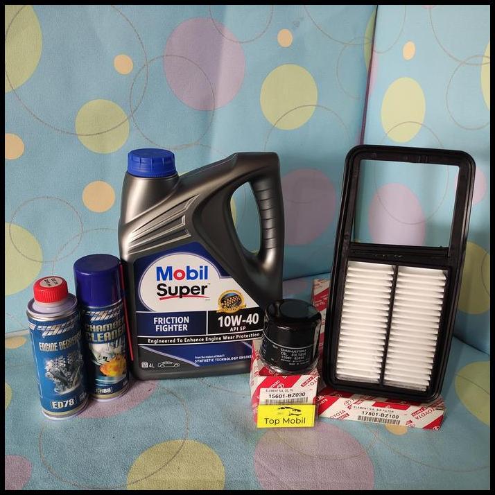 TERBARU PAKET SERVICE OLI MOBIL SUPER 10W-40 AGYA AYLA 1200CC (5)