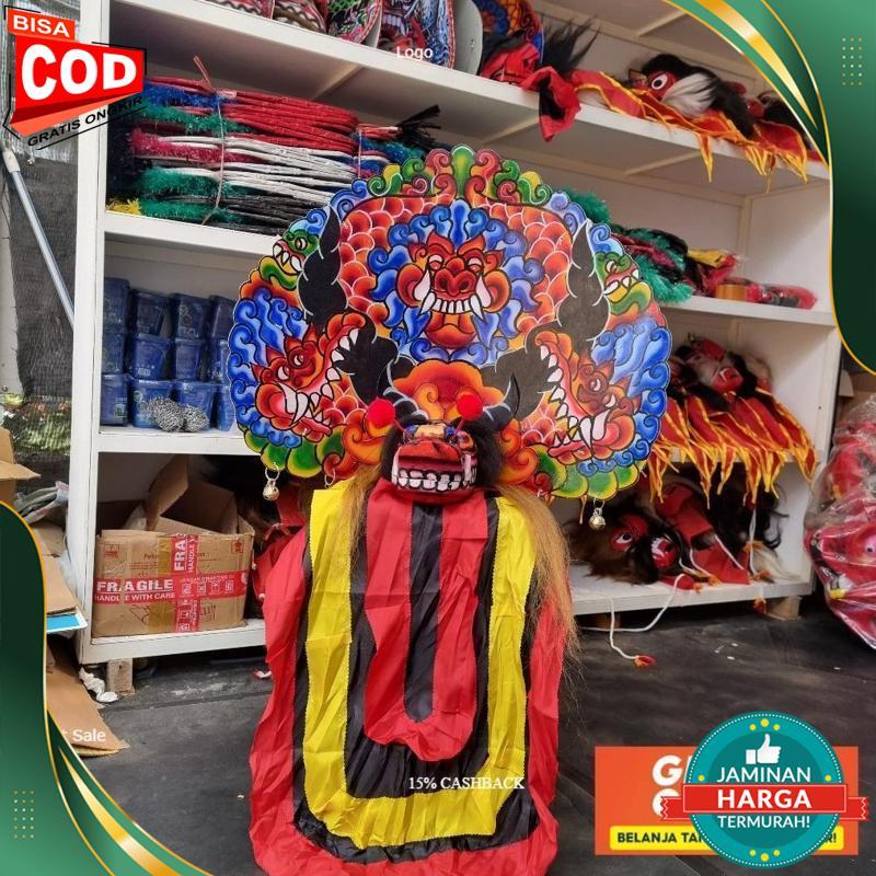 BANYAK DISKON  BARONGAN CAPLOK KAYU CORET FULL SET LENGKAP / Barongan Dewasa Jumbo Plipit Romo / Bar