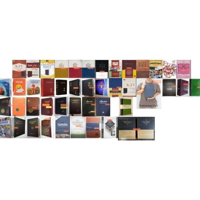 Kartu Ayat Hafalan Alkitab 2 Bahasa Inggris Indonesia. 50 Janji Allah