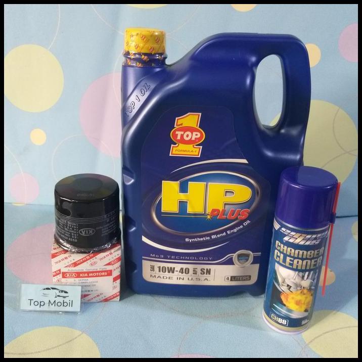 TERMURAH PAKET OLI MESIN TOP 1 HP PLUS 10W-40 TIMOR S 515 (3) 