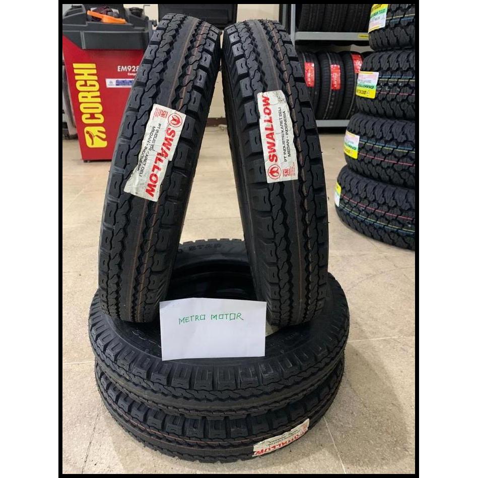 TERLARIS BAN LUAR MOTOR RODA TIGA 3 VIAR TOSSA 400-12 SWALLOW 4.00 R12 NOZOMI