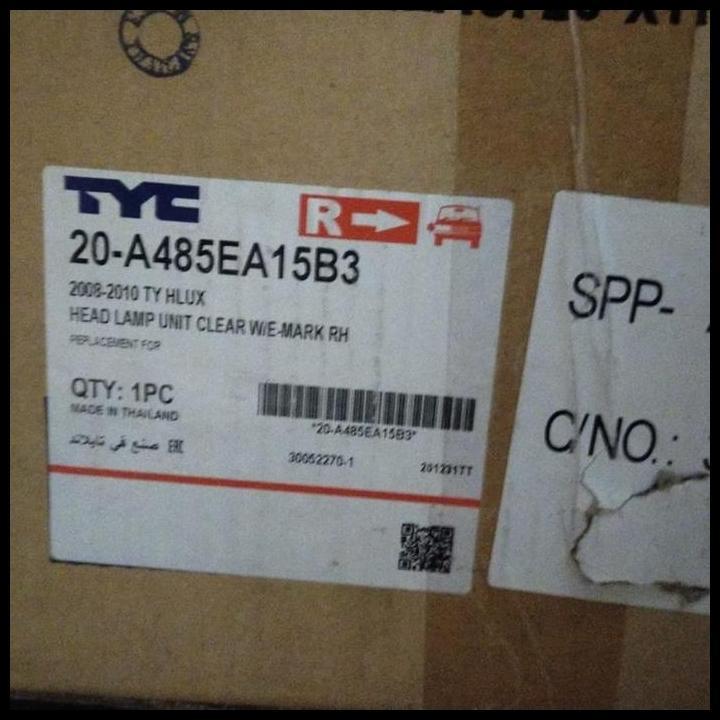 TERMURAH LAMPU DEPAN HEADLAMP HILUX 2005-2009 SATUAN 