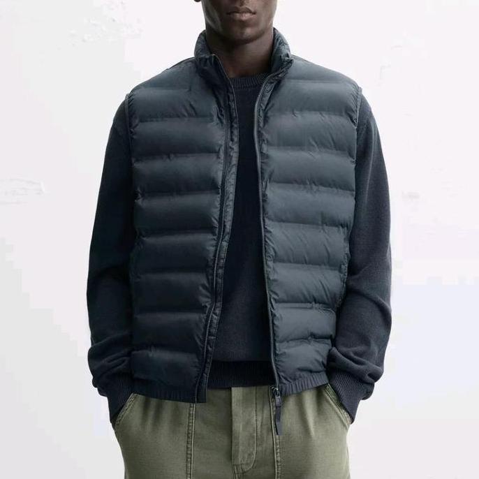 Vest Rompi Zara Rompi Puffer Navy Orinal