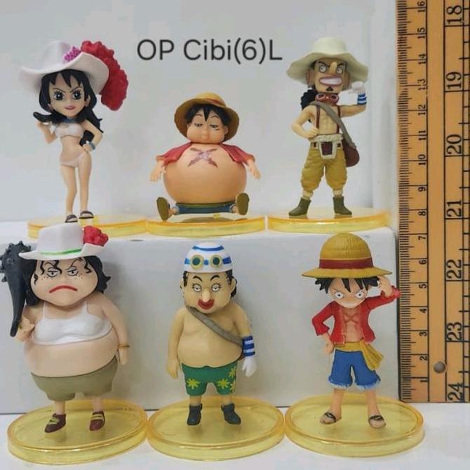 Figure set 6 one piece chibi