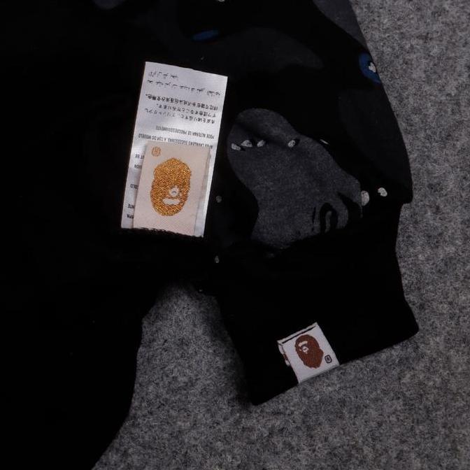 Jacket Sweater Hodie A bathing Bape Premium Champion Hitam -126