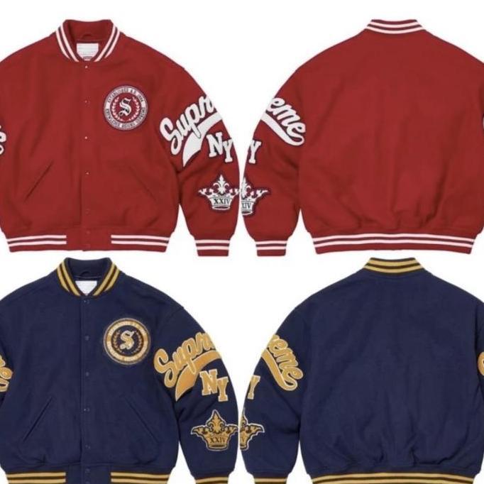 Supreme Varsity Jacket hooded sweatshirt