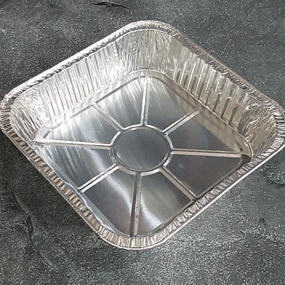 Tray Ox1400 K1452 Isi 10 Pc Cetakan Kue Aluminium Foil Kotak 20 X 20