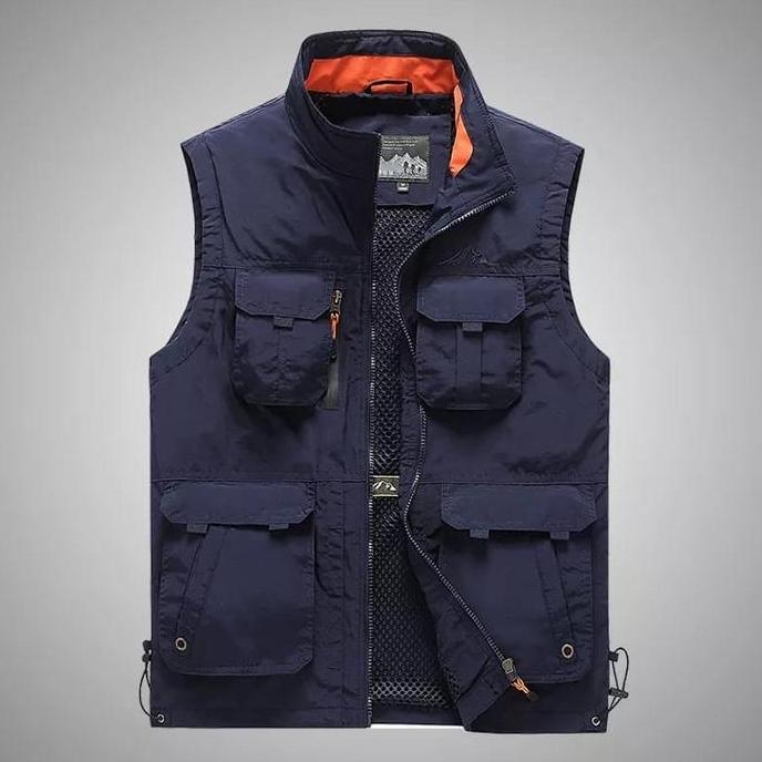 Jaket rompi pria/vest pria/rompi lapangan