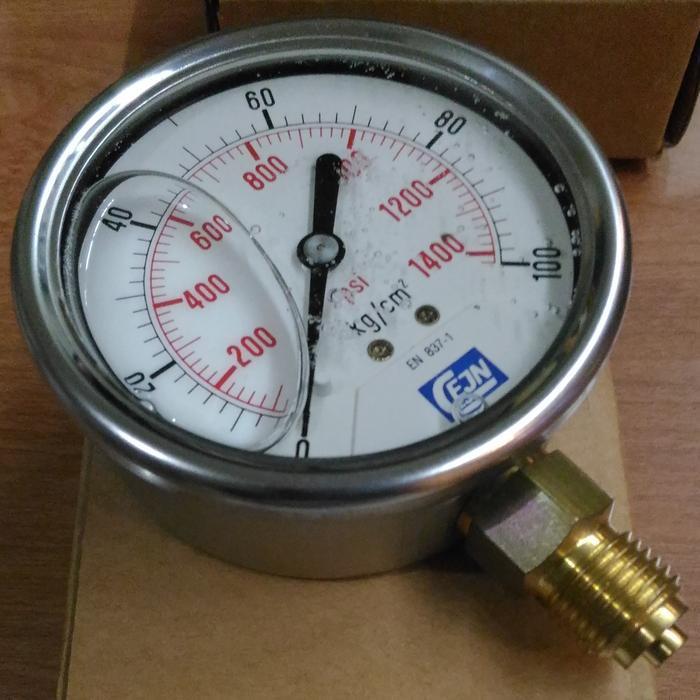 Pressure Gauge Cejn 100 Kg/Cm2 Original Dan Terpercaya