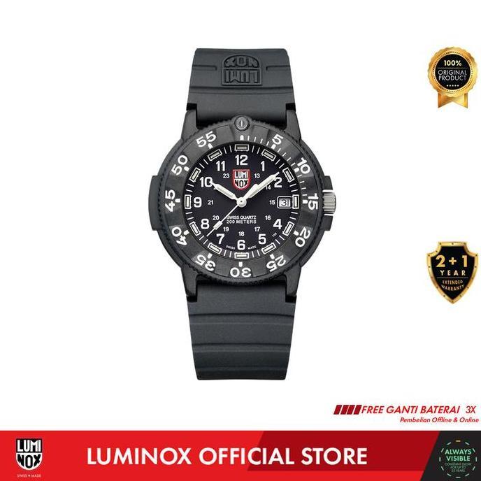 Luminox 3001.F, Original Navy Seal, Dive Watch, 43 Mm - Jam Tangan Pria
