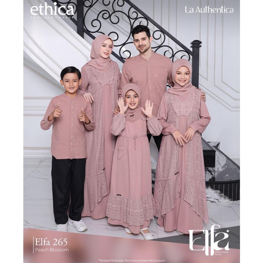 ES - ETHICA ELFA 265 PEACH BLOSSOM (Kagumi 268, Kagumi Kids 126, Kahfi 241, Kahfi Kids 173) Baju Sar