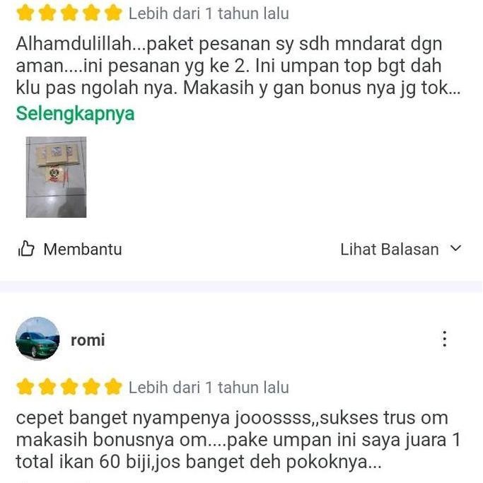 Umpan Jadi Ikan Mas PANDAWA Umpan Putih Siap Pakai Babon Induk Lomba Ikan Rame
