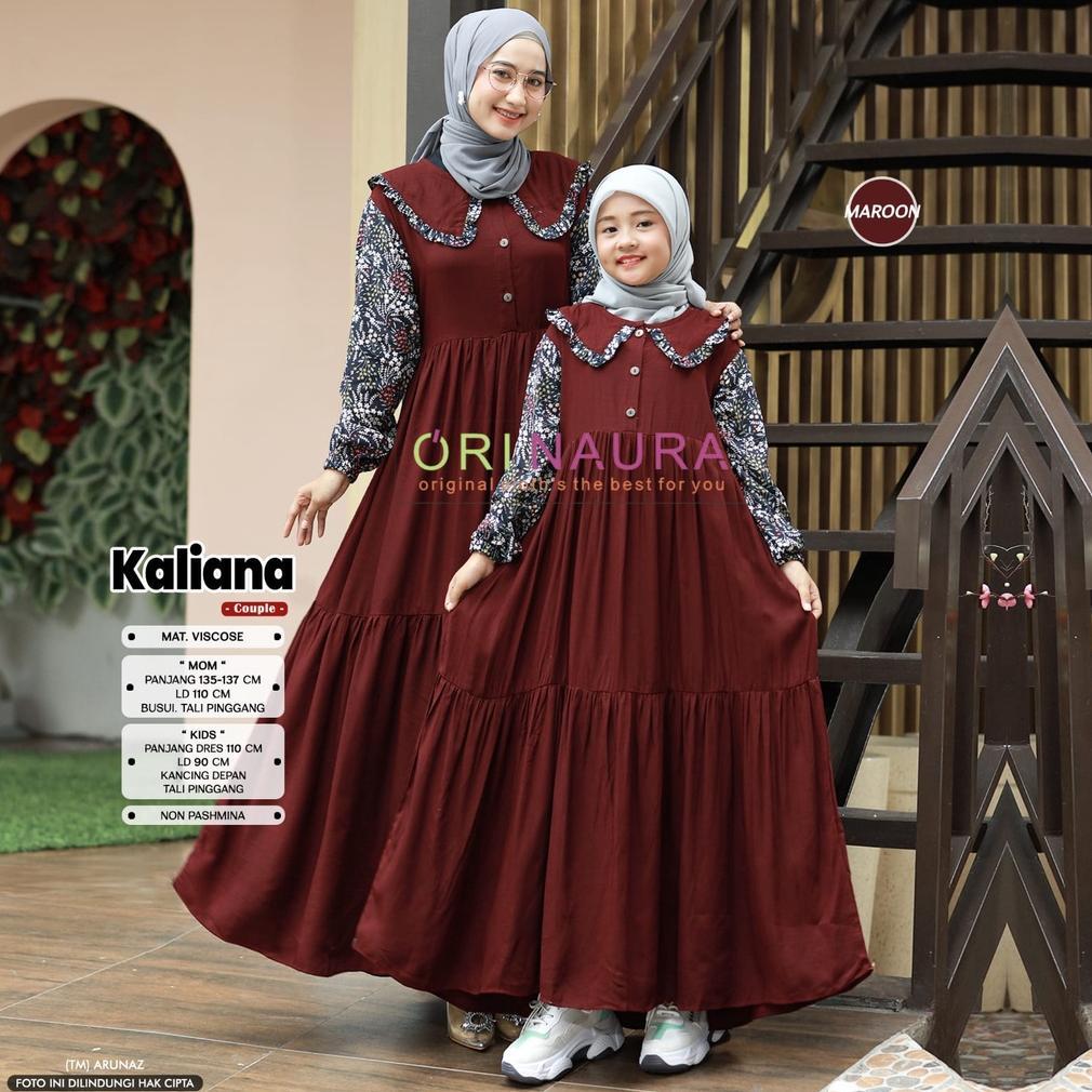 ARANA DRESS GAMIS COUPLE IBU DAN ANAK Matt Viscose Original by ORINAURA8