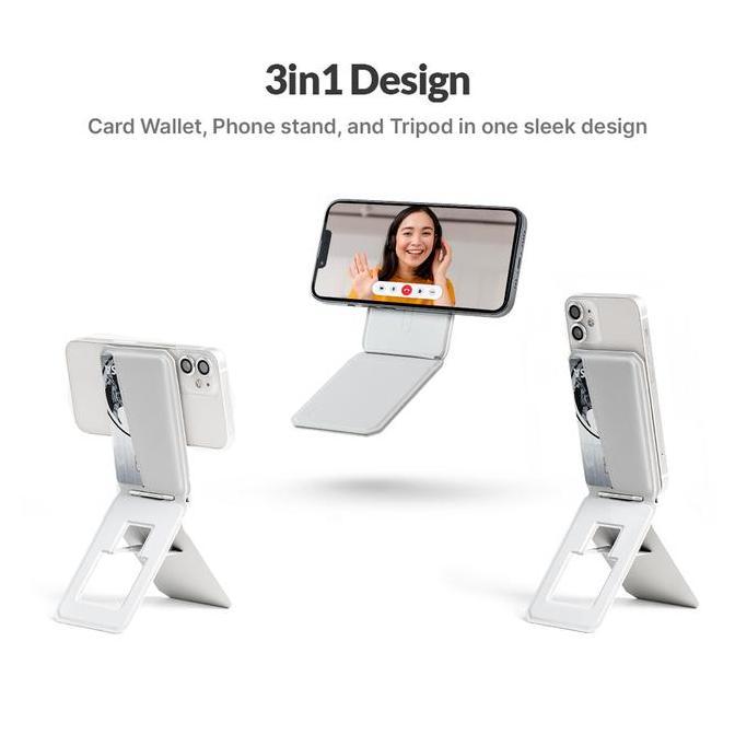 Uneed Magsafe Phone Tripod Stand with Card Wallet - UPH916