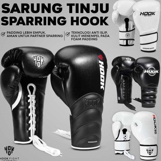 Sparring Gloves Hook Spiral, Sarung Tinju Sparring, Sarung Tinju Hook