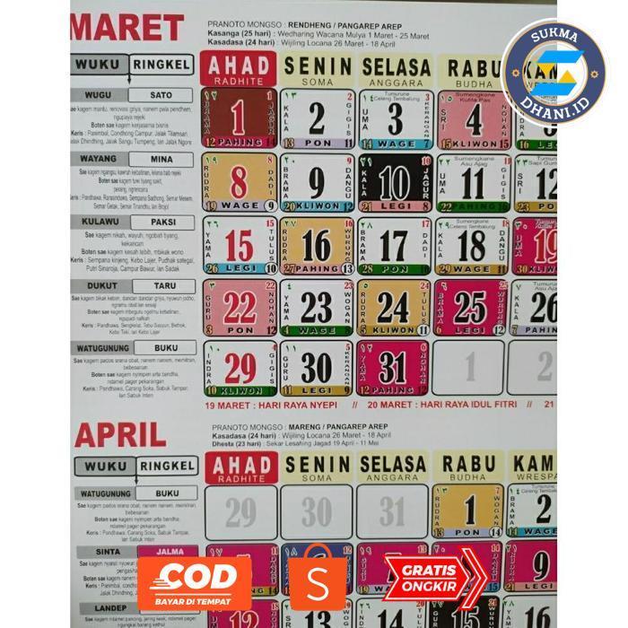 SUKMADHANI.ID KALENDER JAWA CANDRASENGKALA 2026 MURAH KALENDER JAWA NUSANTARA CANDRASENGKALA 2026 VI