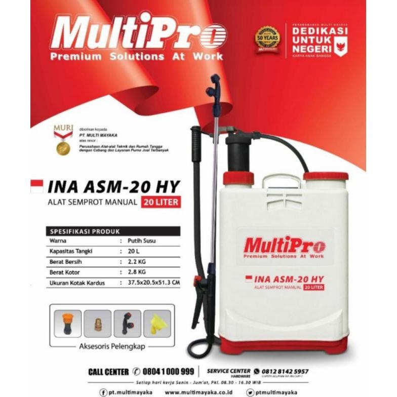 Multipro Semprot hama manual 20 liter - ASM-20HY sprayer hama manual