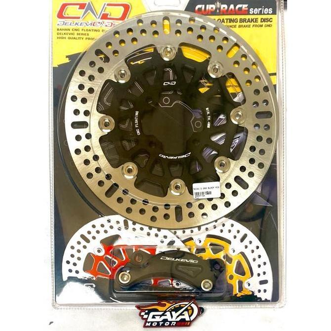 Disc ke Piringan Cakram Delkevic 260mm Floating Mio Sporty Smile - Mio Original