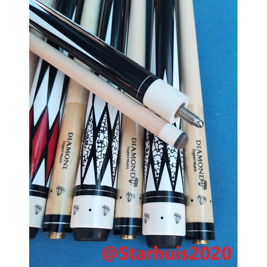 Stik Billiard Diamond Cue 13Mm Maple Cue Stik Billiard Kualitas Bagus
