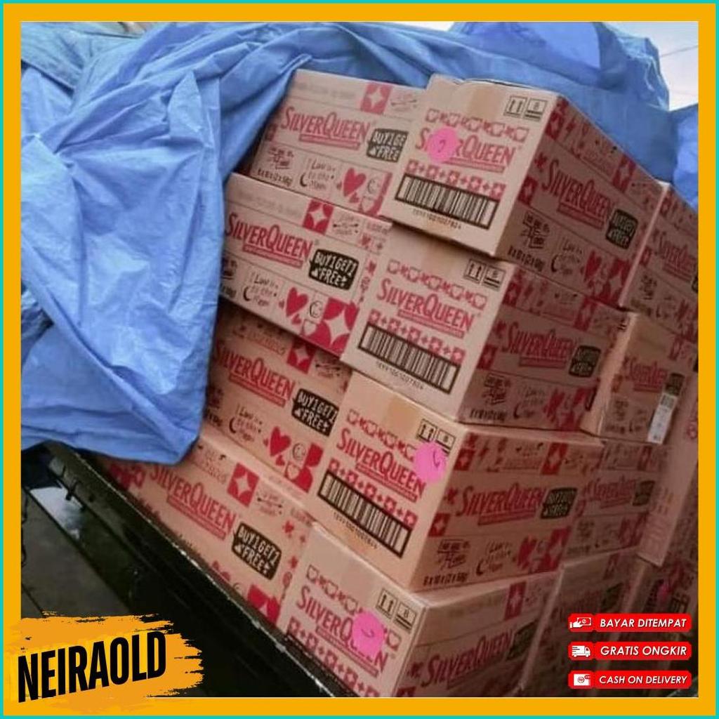 Silverqueen Ukuran Besar 55 Gram Chunky Bar 30 Gr - Coklat Valentine - Silverqueen Cashews