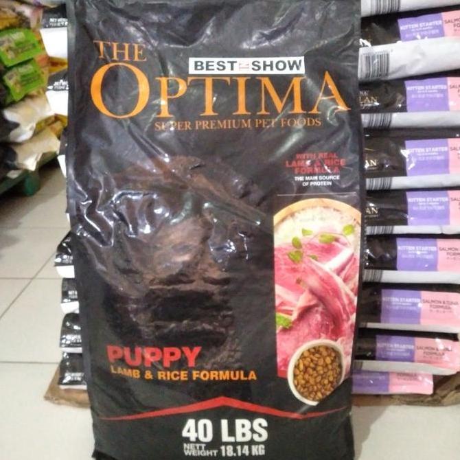 EXPEDISI Optima Dog puppy Lamb and rice 18kg / Makanan Anjing Dog food