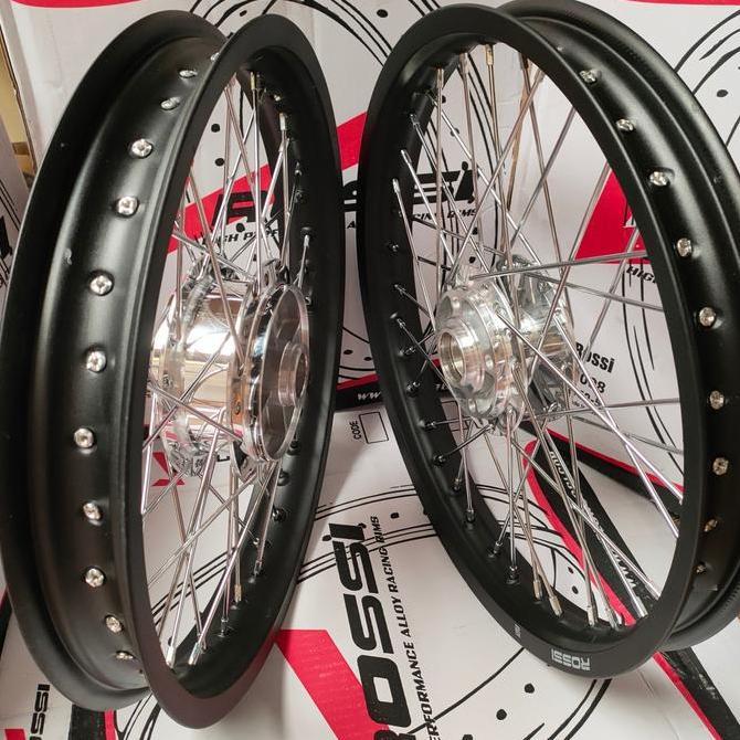 Sepaket Murah Rossi Velg Tromol Jari Plus Rakit - Vixion New - Old Original