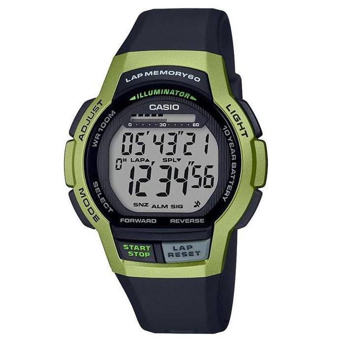 Casio Ws-1000H-3Avdf - Jam Tangan Pria Digital Hijau - Ws1000H