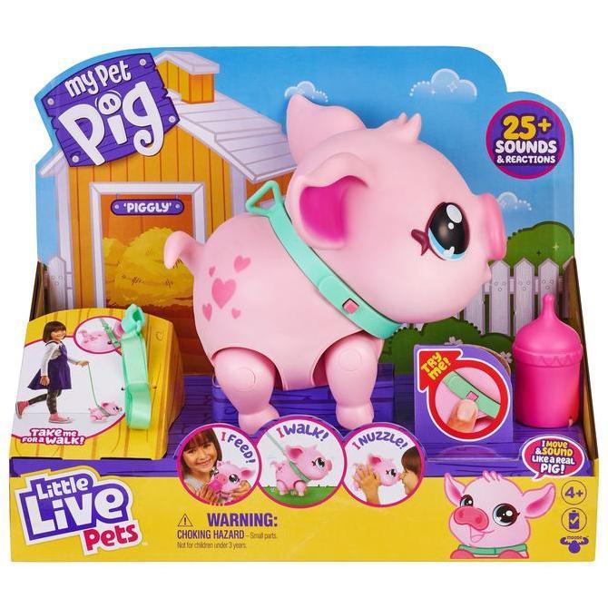 Mainan Binatang Little Live Pets My Pet Pig S1 Single Pack (Piggly)