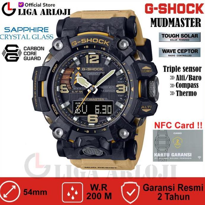 Casio G-Shock Gwg-2000-1A5Dr Jam Tangan Pria Mudmaster Gshock Gwg2000
